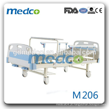 FDA / CE / ISO Marcado Top Venda Foshan Fabricação ABS Hospital Cama 2 Crank M206